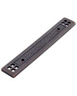 Satin Bronze Arts & Crafts Backplate for 96mm Arts & Crafts Pull