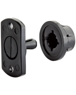 Speaker panel connectors for mounting speaker or other removable panels