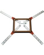 The Frame Clamp Kit holding a picture frame against a white background