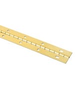 Slotted Piano Hinges in Brass Finish