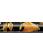 Swirled Black and Bronze Acrylic Pen Blank