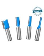Rockler 4-Pc. Straight Bit Set - 1/2" Shank