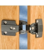 Heavy duty hinges with smooth opening and closing action.