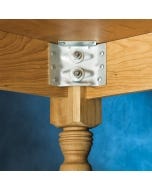 Surface Mount Corner Brackets for Table Aprons