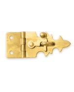 Brass Jewelry Box Staple Hasp Catch