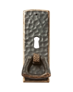 Dark Copper Stickley Arts & Crafts Pull with Keyhole Pull
