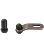 Soft rubber stops rattling and won�t mar glass.