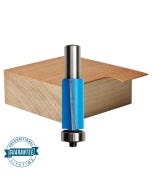 Rockler Double Bearing Shear Flush Trim Router Bit - 3/4" Dia x 1-1/2" H x 1/2" Shank