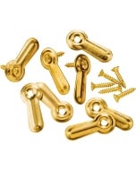 Brass Turn Buttons, 8-Pack