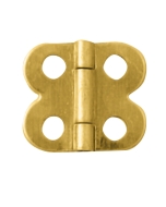 Brass-Plated Mini Decorative Small-Box Fastener Hinge