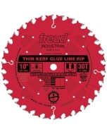 Freud&reg; 10" x 30T Industrial Thin Kerf Glue Line Rip Saw Blade - LM75R010