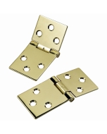 Brass-Plated Drop Leaf Hinges for Shaped Edges