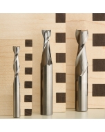 3-Piece Spiral Upcut Bit Set (Includes 1/4", 3/8" and 1/2" HSS Spiral Mortising Bits)