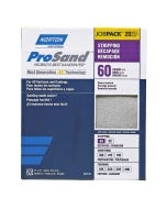 60-Grit Norton ProSand Sandpaper, 20-Pack