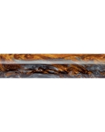 Turned sample of the Molten Metal Pen Blank 