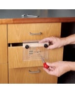 Rockler Drawer Pull JIG IT&reg; Template and Center Punch