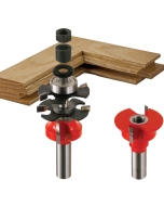 Freud® 99-760 Quarter- Round Premier Adjustable Rail and Stile Router Bit Set - 1-11/16" Dia x 1-1/4" H x 1/2" Shank