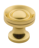 Solid Brass Classic Knob, 5/8''