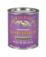 General Finishes Pitch Black Glaze Effects, Pint