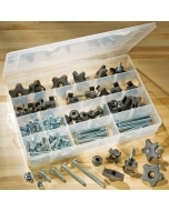 Rockler 129-pc Jig Hardware Kit 5/16"-18