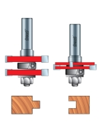 Freud® 99-036 Adjustable Tongue & Groove Router Bit Set - 1/2" Shank