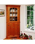 Traditional Corner Cabinet Plan
