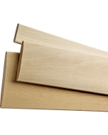 Basswood Traditional or Plantation Shutter Slats-58" Length