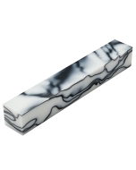 Acrylic Pen Blank - Black/Ivory