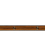 Mahogany Black Maple Diamond Inlay Banding, 1/4'' W