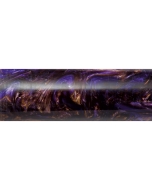 Turned sample of the Bronze/Violet Acrylic Handle Blank
