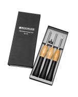 silhouette of 3-Piece Set of Mini Ergonomic Carbide Turning Tools in the box