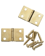 45972 - 1/2" x 7/8" Butt Hinge, Brass 