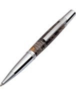 Elegant Manhattan Ballpoint Pen Hardware Kit - Chrome w/ Satin Chrome Accents