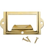 47331 - Brass Card Holder with Pull