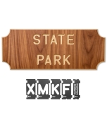 Rockler Interlock Signmaker's Templates - State Park Font Kits