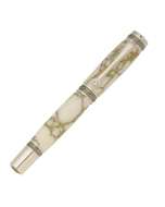 Majestic Rollerball Pen Hardware Kit, Rhodium/Black Titanium Nitride