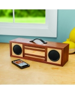Rockler Stereo Wireless Speaker Kit with 2 Speakers and Playback/Volume Controls in completed box