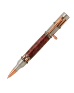 Steampunk Bolt-Action Pen Hardware Kit, Antique Pewter/Copper