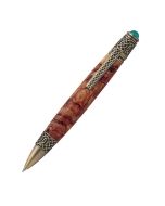 Celtic Twist Pen Hardware Kit, Antique Brass
