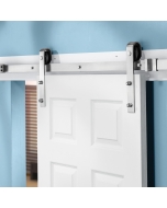 I-Semble Rolling Door Hardware Kit, Bent Strap, Stainless Steel
