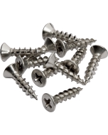 #6 x 5/8" Flathead Zinc Screws, 400 Pack