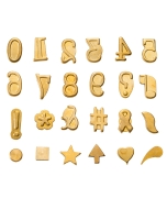 HotStamps for Woodburning Tool, Numbers and Symbols