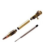 Deer Hunter Bolt-Action Pen Hardware Kit, Antique Brass