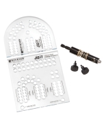 Small Cribbage Board Templates, 2-Player, Curved Track