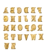 HotStamps for Woodburning Tool, Uppercase Letters