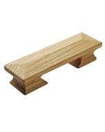 Mission Style Wooden Pull, 4-3/8'' L, Red Oak