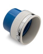 Dust Right Schedule 40 PVC Adapter, 4'' PVC to 4'' Hose