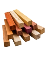Assorted Hardwood Pen Blanks, 12-Pack