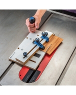 Rockler  Small Parts Taper Jig in use