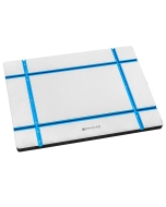 Person using the Rockler T-Track Tabletop to create a picture frame